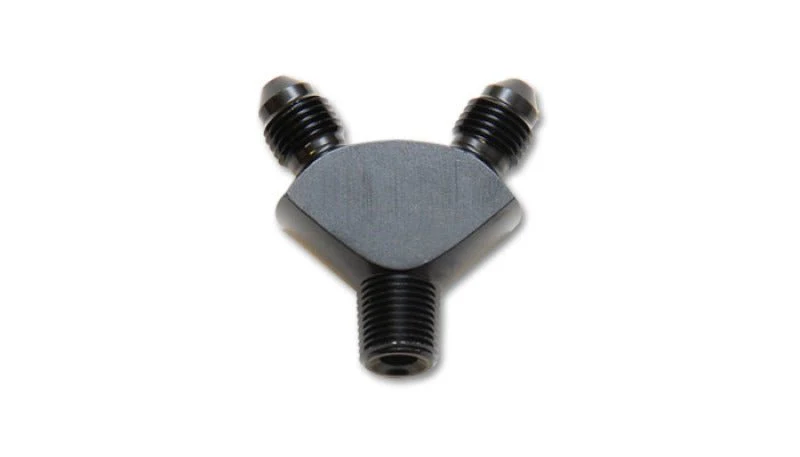 Vibrant -3AN x -3AN x 1/8in NPT Y-Adapter Fitting - Aluminum - Image 3