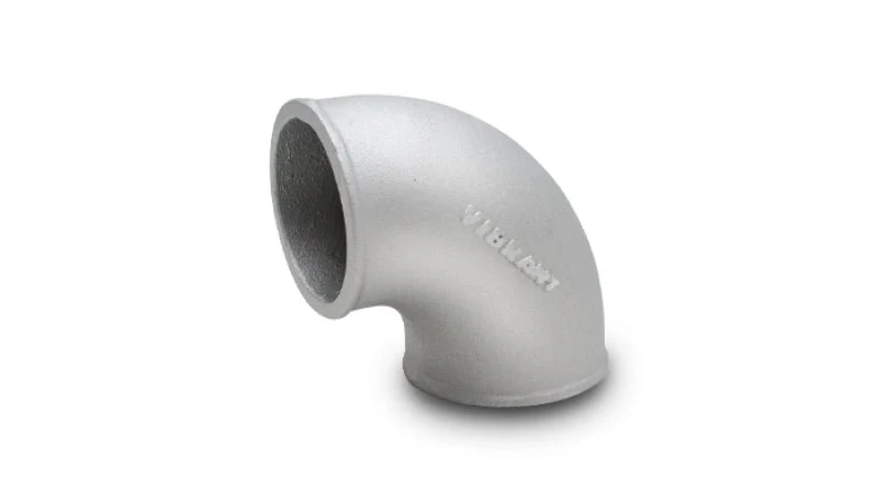 Vibrant 3in O.D. Cast Aluminum Elbow (90 degree Tight Radius)
