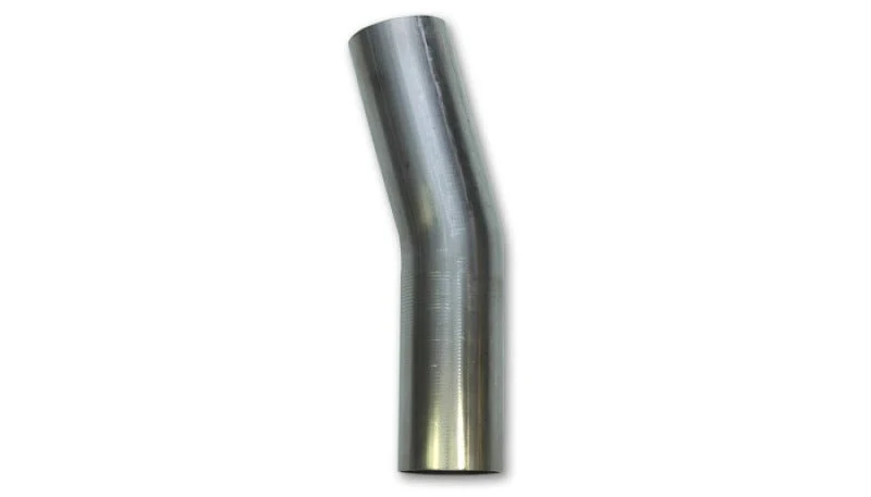 Vibrant 3in O.D. T304 SS 15 deg Mandrel Bend 5in x 5in leg lengths (5in Centerline Radius) - Image 2