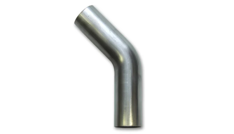 Vibrant 3in O.D. T304 SS 45 deg Mandrel Bend 6in x 6in leg lengths (5in Centerline Radius) - Image 2