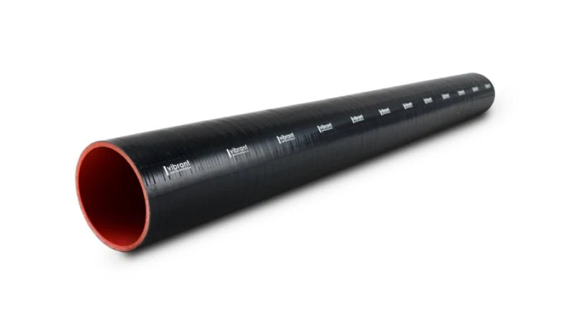 Vibrant 4 Ply Reinforced Silicone Straight Hose Coupling - 3.5in I.D. x 36in long (BLACK) - Image 4