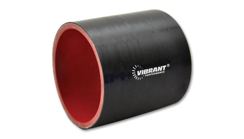Vibrant 4 Ply Reinforced Silicone Straight Hose Coupling - 4.5in I.D. x 3in long (BLACK) - Image 3