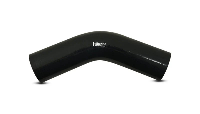 Vibrant 45 Degree Silicone Elbow 1.625in ID x 5.00in Leg Length - Black - Image 3