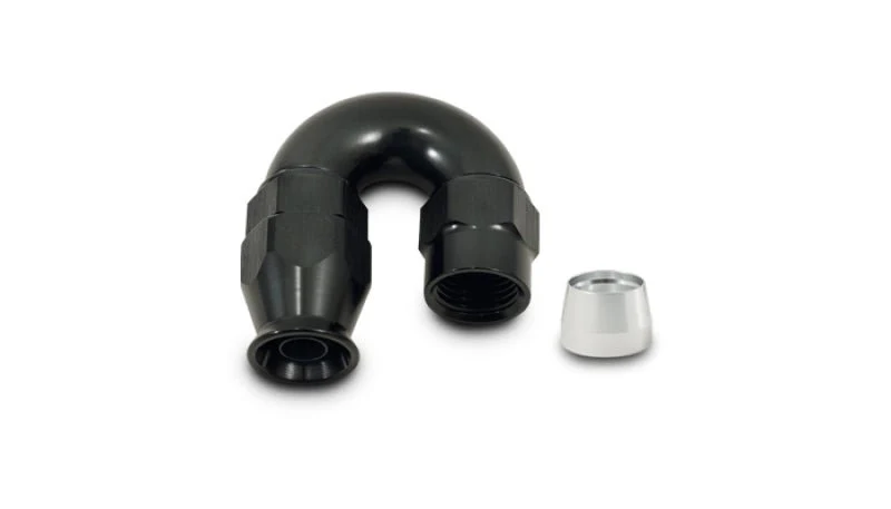 Vibrant -4AN 180 Degree Hose End Fitting for PTFE Lined Hose - Image 2