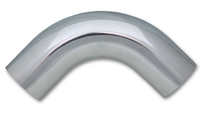 Vibrant 4in O.D. Universal Aluminum Tubing (90 degree bend) - Polished - Image 3