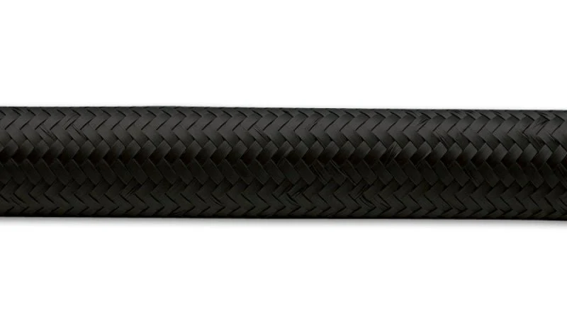 Vibrant -6 AN Black Nylon Braided Flex Hose (20 foot roll) - Image 2