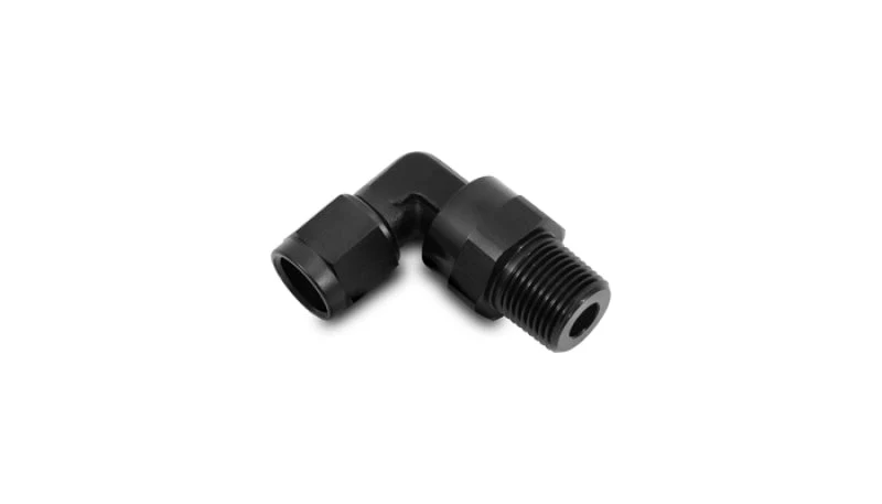Vibrant -8AN to 3/8in NPT Female Swivel 90 Degree Adapter Fitting - Image 5