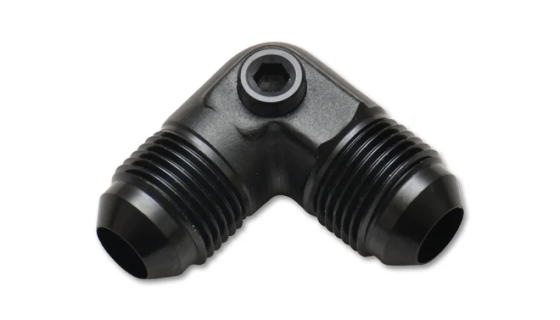 Vibrant -8AN to -8AN Male 90 Degree Union Adapter Fitting with 1/8in NPT Port - Image 4