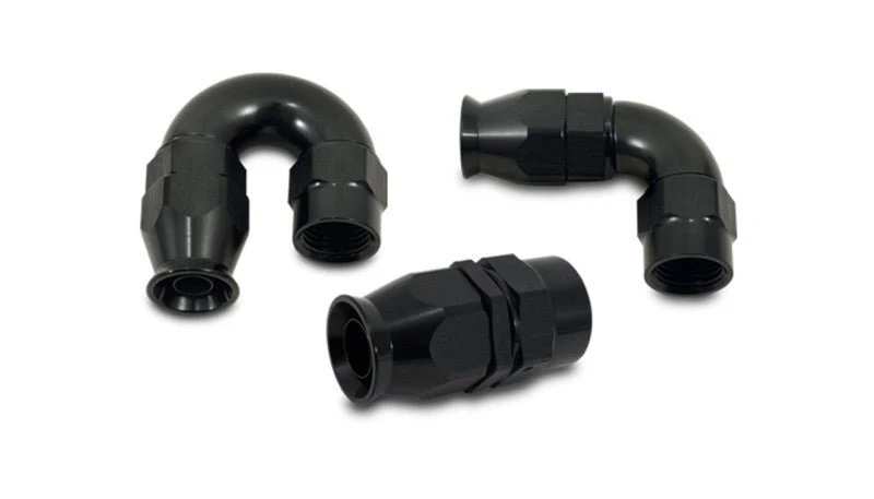Vibrant 90 Degree High Flow Hose End Fitting for PTFE Lined Hose -16AN - Image 2