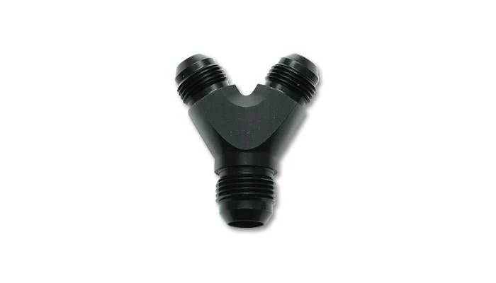 Vibrant Billet Aluminum Y-Block Fitting with 1/8in NPT Port - 1/2in NPT x 3/8in NPT x 3/8in NPT - Image 4