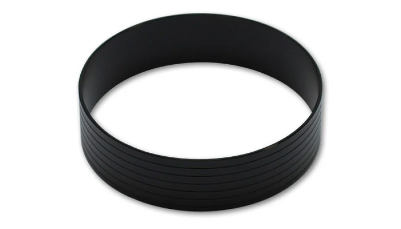 Vibrant HD Aluminum Union Sleeve for 2in OD Tubing - Hard Anodized Black - Image 2