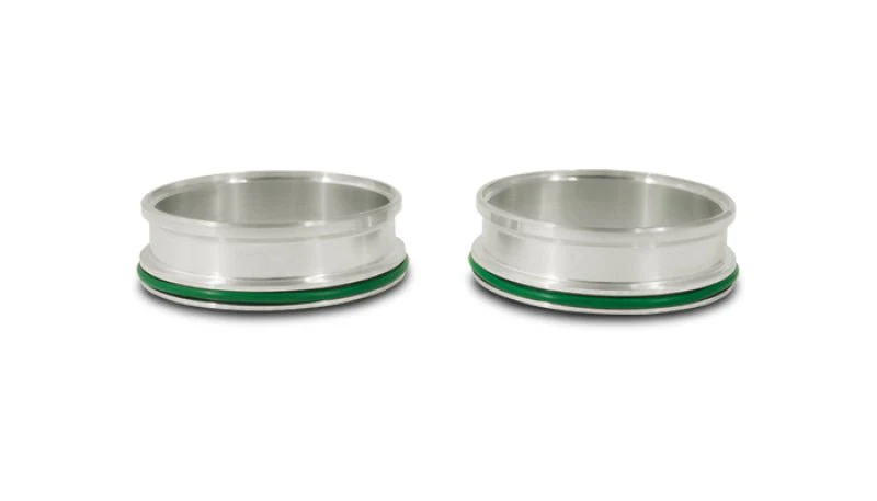 Vibrant HD Aluminum Weld Ferrules w/ O-Rings for 2in OD Tubing - Sold in Pairs - Image 2