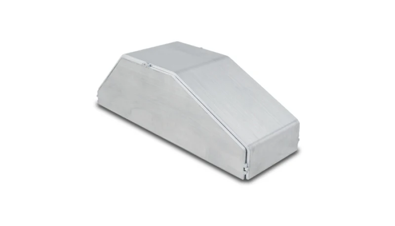 Vibrant I/C End Tank 3.25in Wide 9.25in Long 3in Tall Use w/ Horizontal I/C Core 12831 - 5052 Alum - Image 2