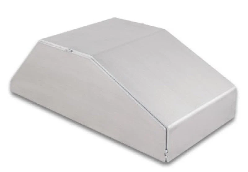 Vibrant I/C End Tank 6in Wide 12in Long 4in Tall Use w/ Horizontal I/C Core 12844 - 5052 Aluminum - Image 2