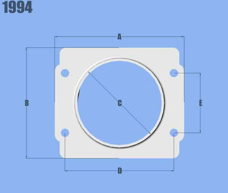 Vibrant MAF Sensor Adapter Plate for Subaru applications use w/ 3in Inlet I.D. filters only - Image 2