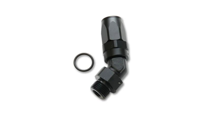 Vibrant Male -8AN 45 Degree Hose End Fitting - 3/4-16 Thread (8) - Image 2