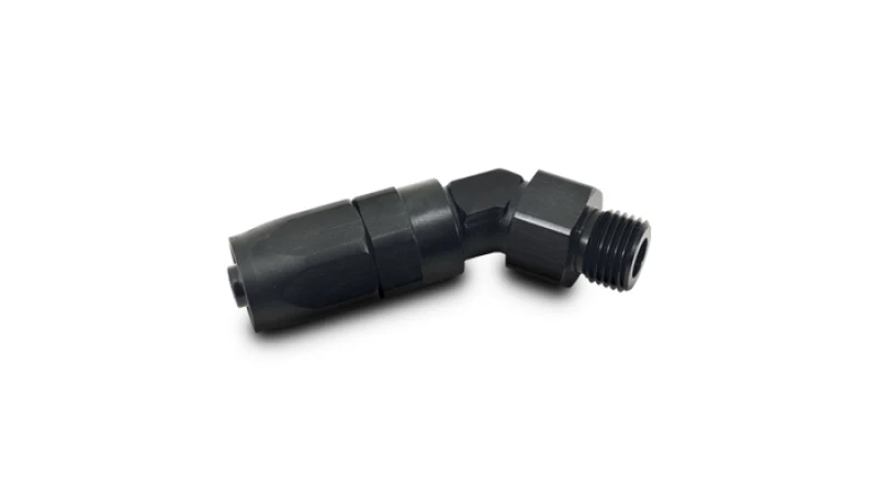 Vibrant Male -8AN 45 Degree Hose End Fitting - 7/8-14 Thread (10)