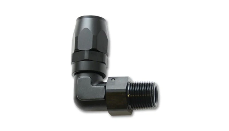 Vibrant Male NPT 90 Degree Hose End Fitting -10AN - 1/2 NPT - Image 2