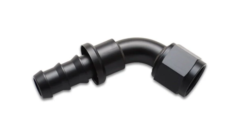 Vibrant Push-On 60 Degree Hose End Elbow Fitting Size -10AN - Image 2