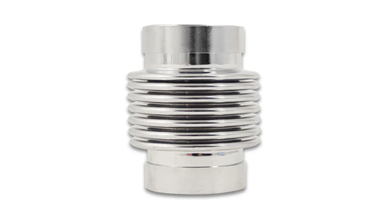 Vibrant SS Bellow Assembly w/ Liner 1.75in Inlet/Outlet ID x 2.5in OAL Electro Polished - Image 2