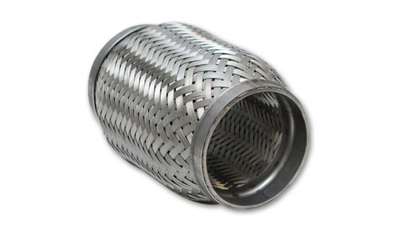 Vibrant SS Flex Coupling with Inner Braid Liner 2.25in inlet/outlet x 6in flex length - Image 2