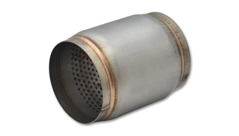 Vibrant SS Race Muffler 3.5in inlet/outlet x 5in long - Image 2