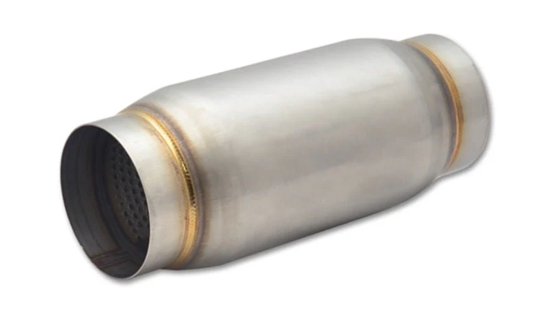 Vibrant SS Race Muffler 3in inlet/outlet x 9in long 3.75in Muffler Body OD - Image 2