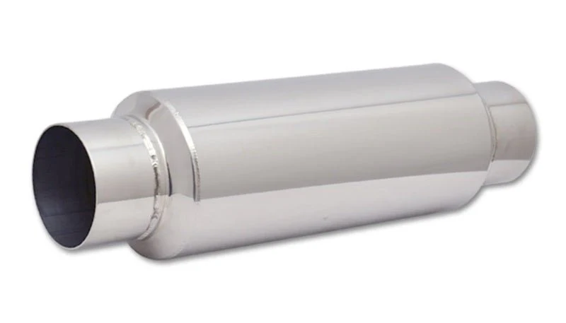 Vibrant SS Resonator (Standard Design) 3.5in inlet/outlet x 18in long w/5in OD resonator body - Image 2