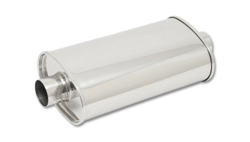 Vibrant StreetPower Oval Muff 5in x 9in x 15in long body 2.25in in I.D. x 2.25in out Center-Center - Image 2