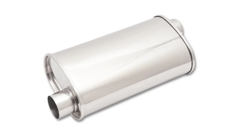 Vibrant StreetPower Oval Muff 5in x 9in x 15in long body 3in inlet I.D. x 3in outlet Offset-Offset - Image 2