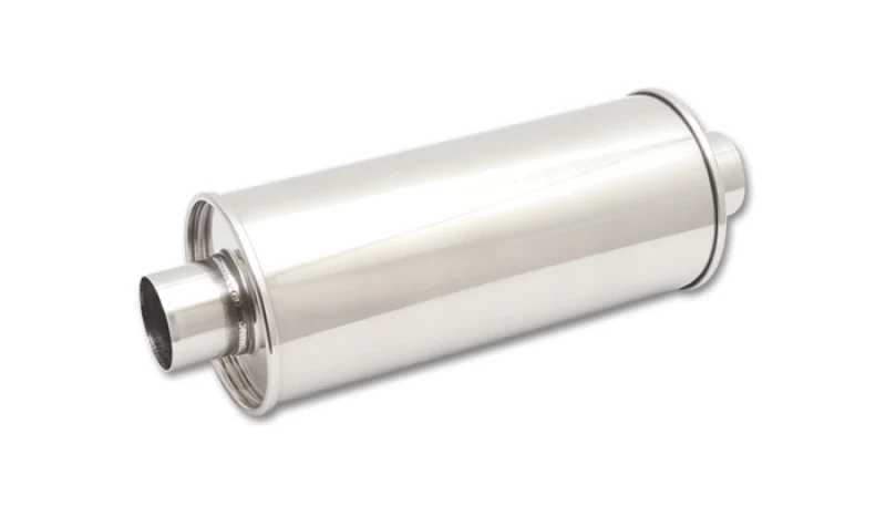 Vibrant StreetPower Round Muff 5in x 9in x 14in long body 2.5in in I.D. x 2.5in out Center-Center - Image 2
