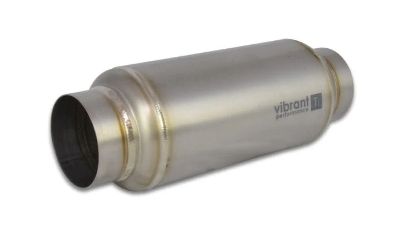 Vibrant Titanium Resonator 2.5in. Inlet / 2.5in. Outlet x 12in. Long - Image 2