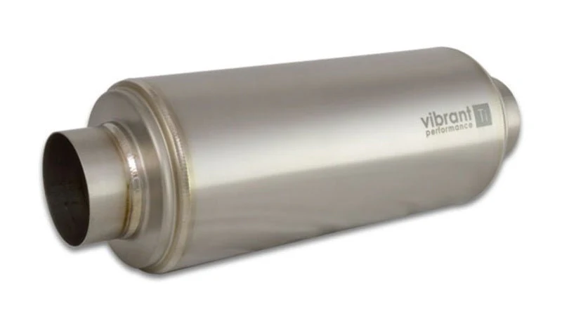 Vibrant Titanium Resonator 3in. Inlet / 3in. Outlet x 16in. Long - Image 2