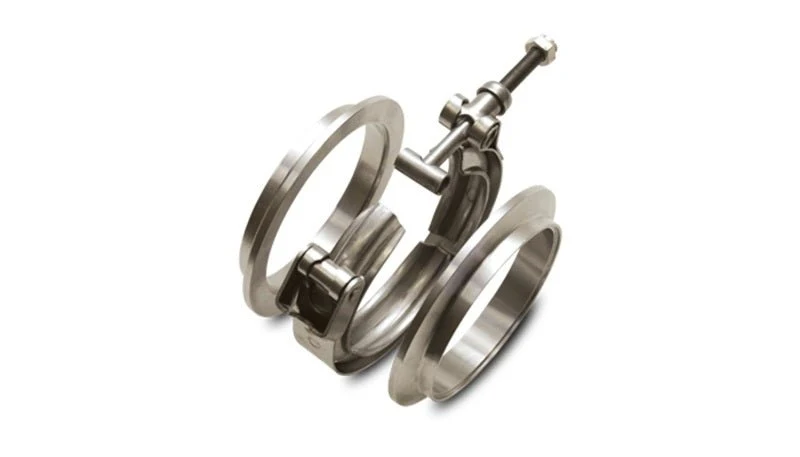Vibrant Titanium V-Band Flange Assembly for 2.5in OD Tubing - Image 2
