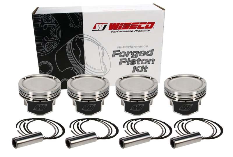 Wiseco Honda R18 81.5mm 9.0:1 CR Bore -10cc Dome Piston Shelf Stock Kit - Image 9