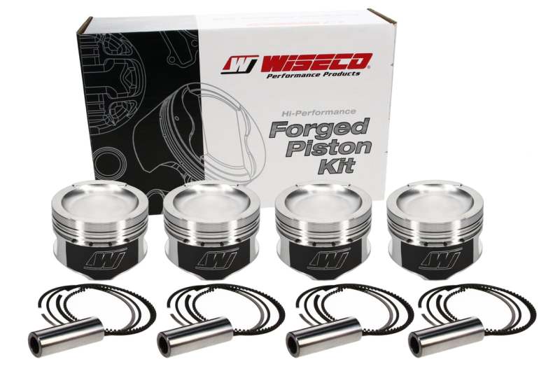 Wiseco Volkswagen ABF 2.0L 16V 84mm Bore 10.0:1 CR 4cc Dome Pistons - Set of 4 - Image 7